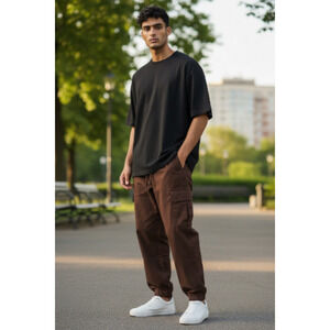 NWOT Hurley Men's Brown Cargo Pants Size: Large